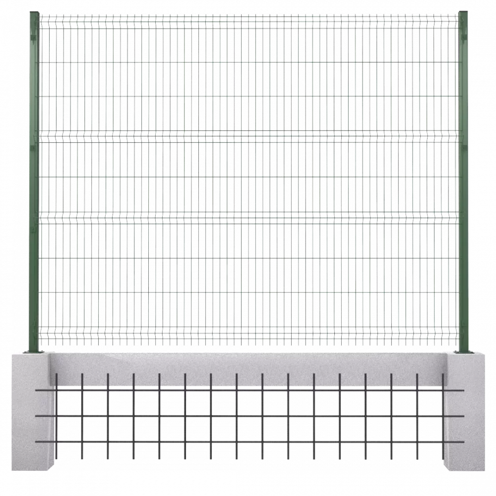 Противоподкопная решетка «Стандарт» 300х2500, 10 мм, без ПП