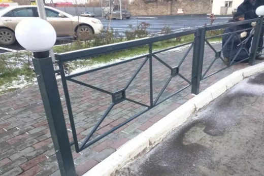 Пешеходное ограждение «ПО-1 Крест»